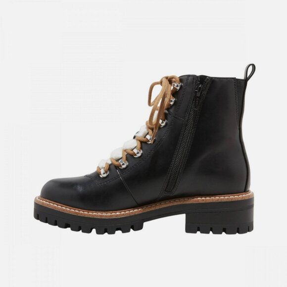 Women's Leighton Hiking Boots with Memory Foam Insole - A New Day Black 11 - Picture 3 of 4